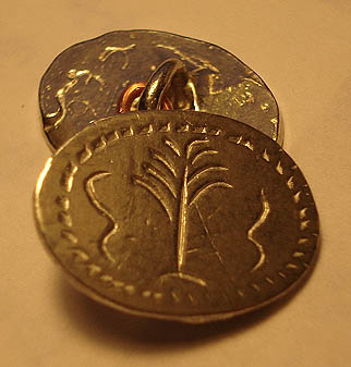 Cuff Link Palm Tree Style